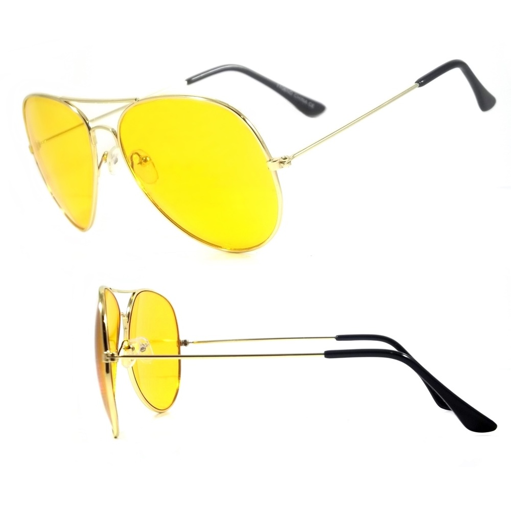 Classic Aviator Sunglasses Chaz Retro Driving Lens